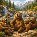 serveur du rire 😂 des ours est de leurs amis