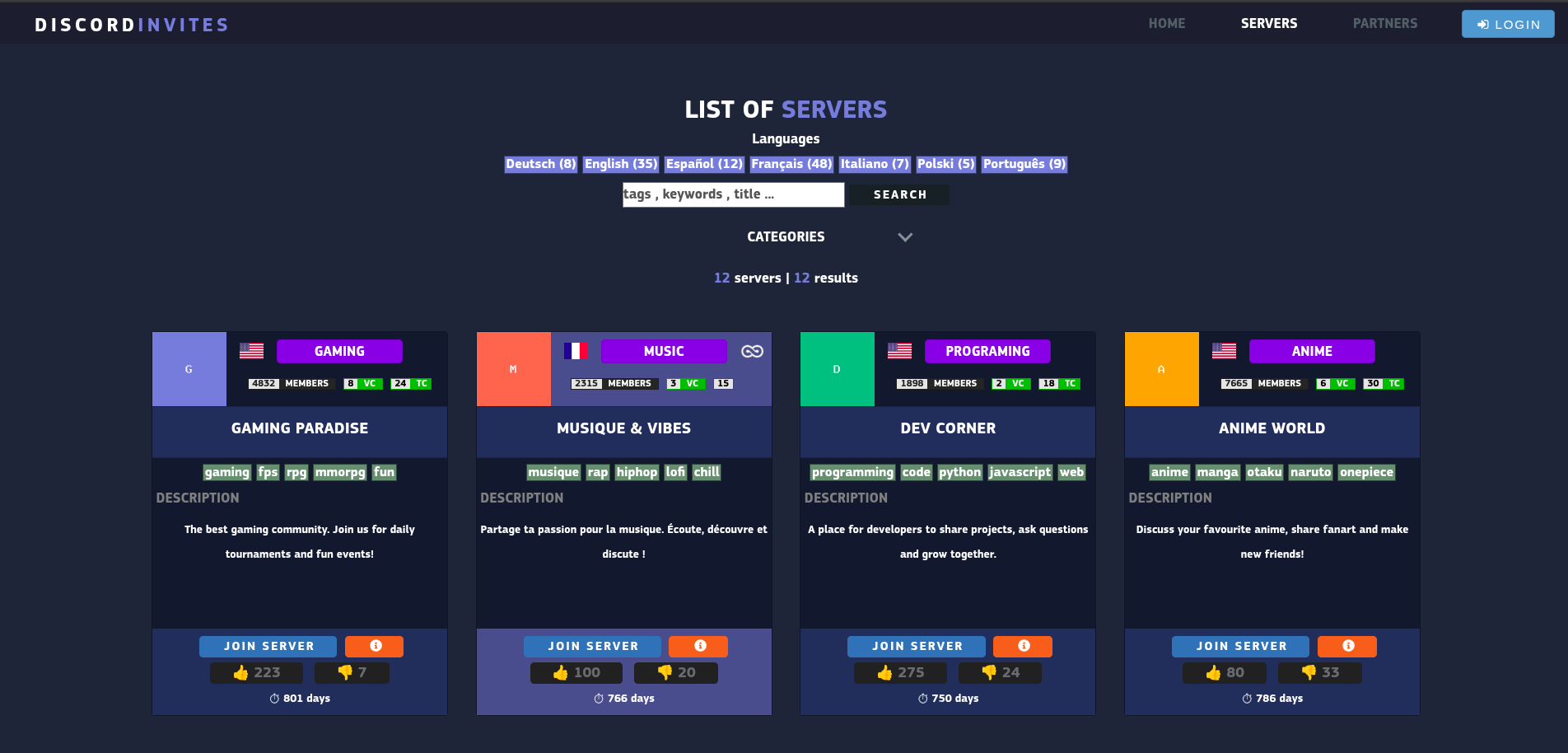 DiscordInvites V1